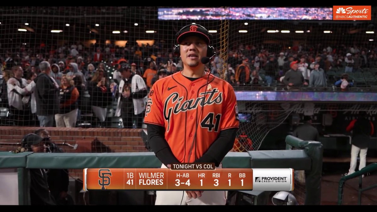 Giants' Flores, Lee Shine In Win Against Brewers Giants' Flores, Lee Shine In Win Against Brewers