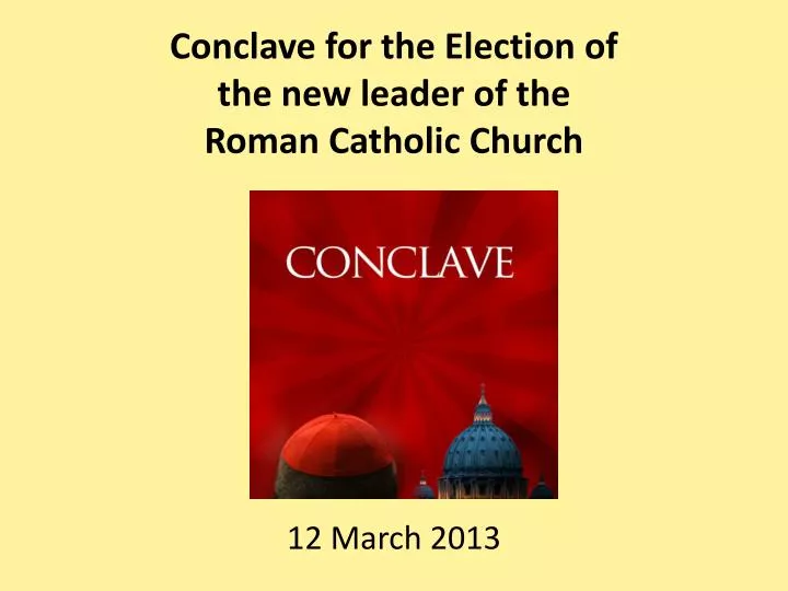 Post-Francis: The Conclave And Its Impact On The Catholic Church Post-Francis: The Conclave And Its Impact On The Catholic Church