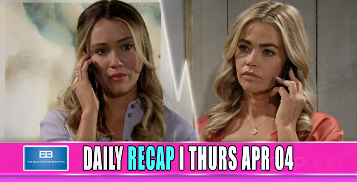 The Bold And The Beautiful Thursday, April 3 Recap: Liam's Collapse And Hope's New Living Situation The Bold And The Beautiful Thursday, April 3 Recap: Liam's Collapse And Hope's New Living Situation